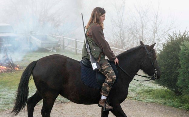 Bea Rosete, a lomos del caballo ‘Ramsés’.