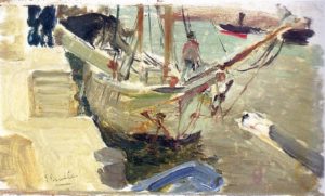 'Puerto de Avilés'. Joaquín Sorolla, 1902.